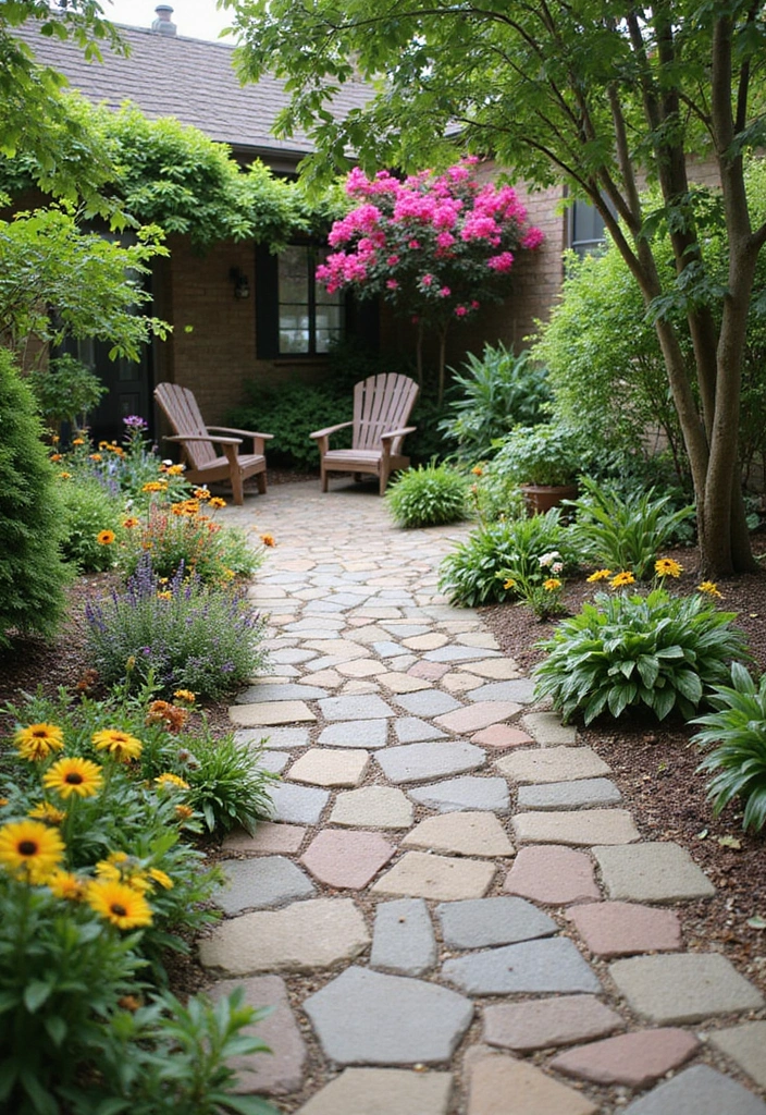 20 Stunning Patio Garden Ideas for Your Outdoor Living Space - 9. Garden Pathways with Pavers