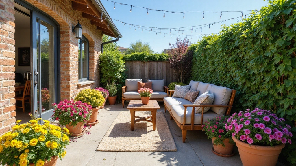 20 Stunning Patio Garden Ideas for Your Outdoor Living Space