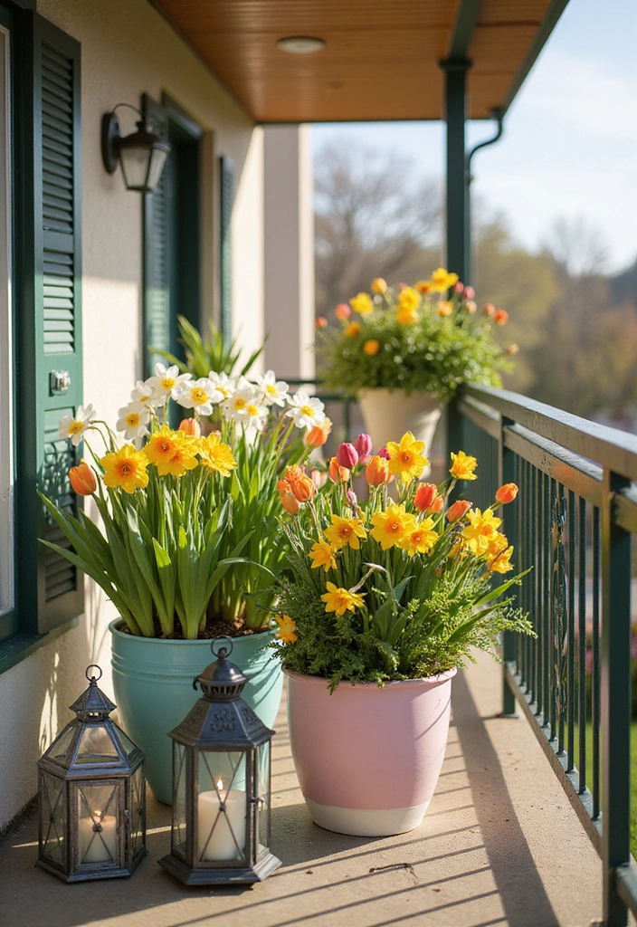 21 Balcony Plants Ideas for Small Spaces - 11. Seasonal Displays