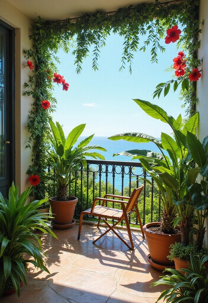 21 Balcony Plants Ideas for Small Spaces - 5. Exotic Tropical Plants