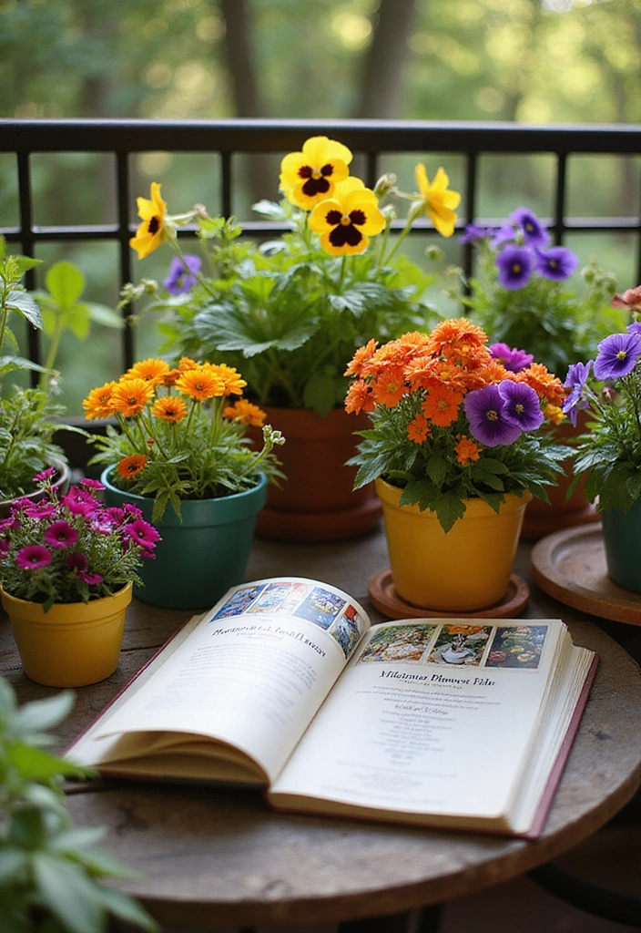 21 Balcony Plants Ideas for Small Spaces - 7. Edible Flower Garden