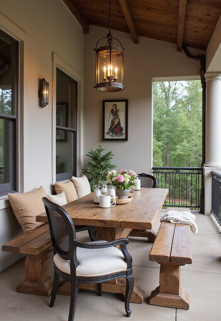 21 Best 3 Season Porch Ideas - 14. Rustic Elegance