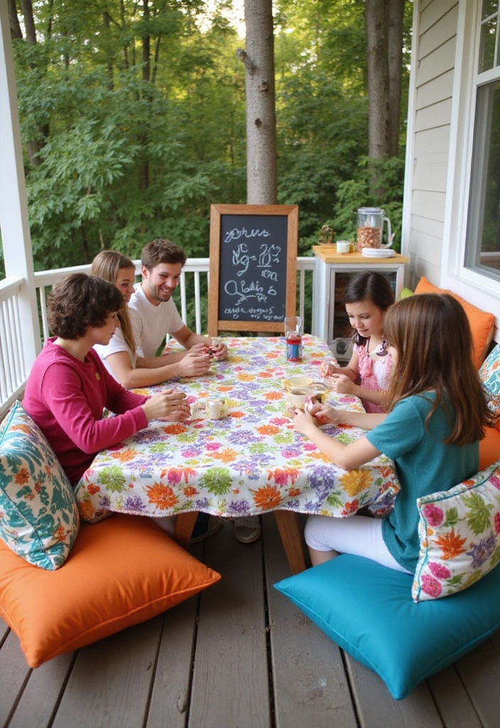 21 Best 3 Season Porch Ideas - 16. Family Game Night Space