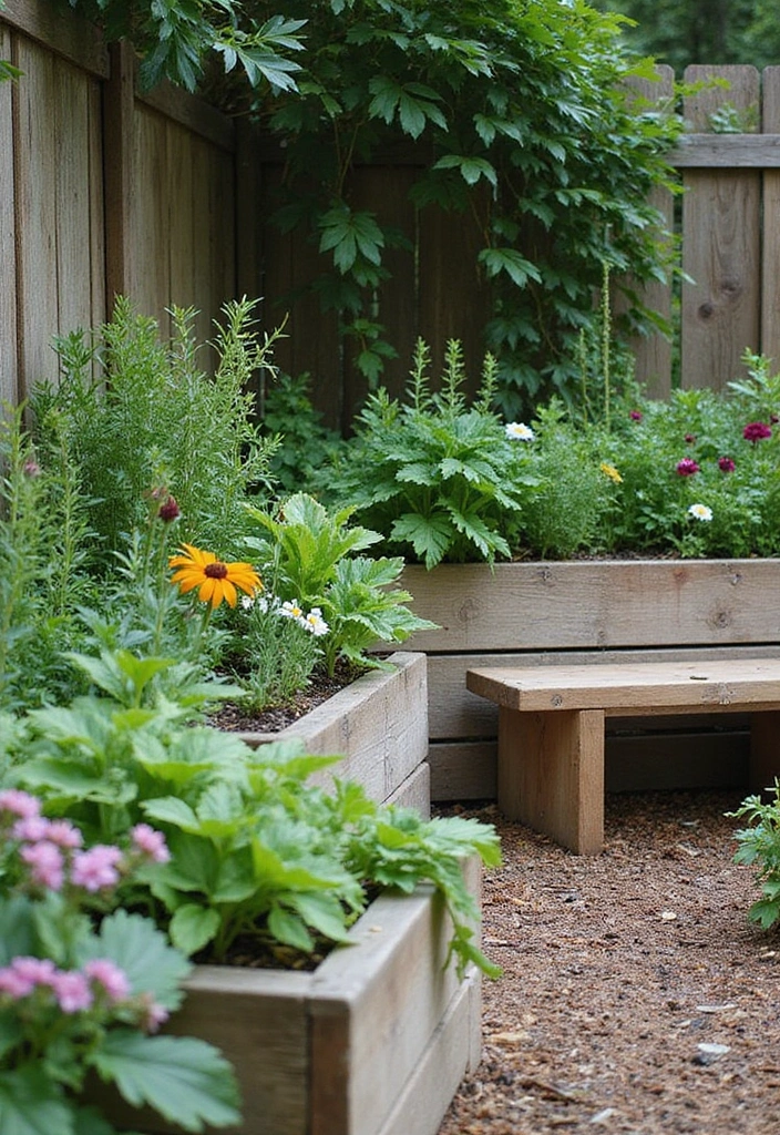 21 Cozy Backyard Ideas for Sustainable Outdoor Living - 15. Herb Garden Corner