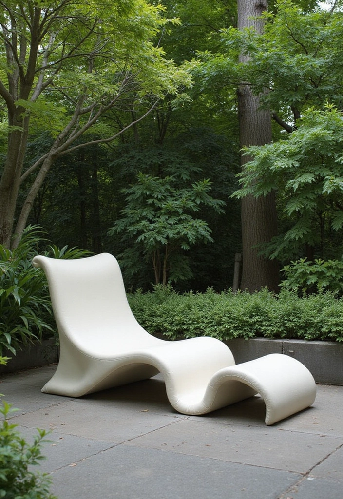 21 Eco-Friendly Patio Furniture Ideas for Your Outdoor Living Space - 17. Organic Shapes