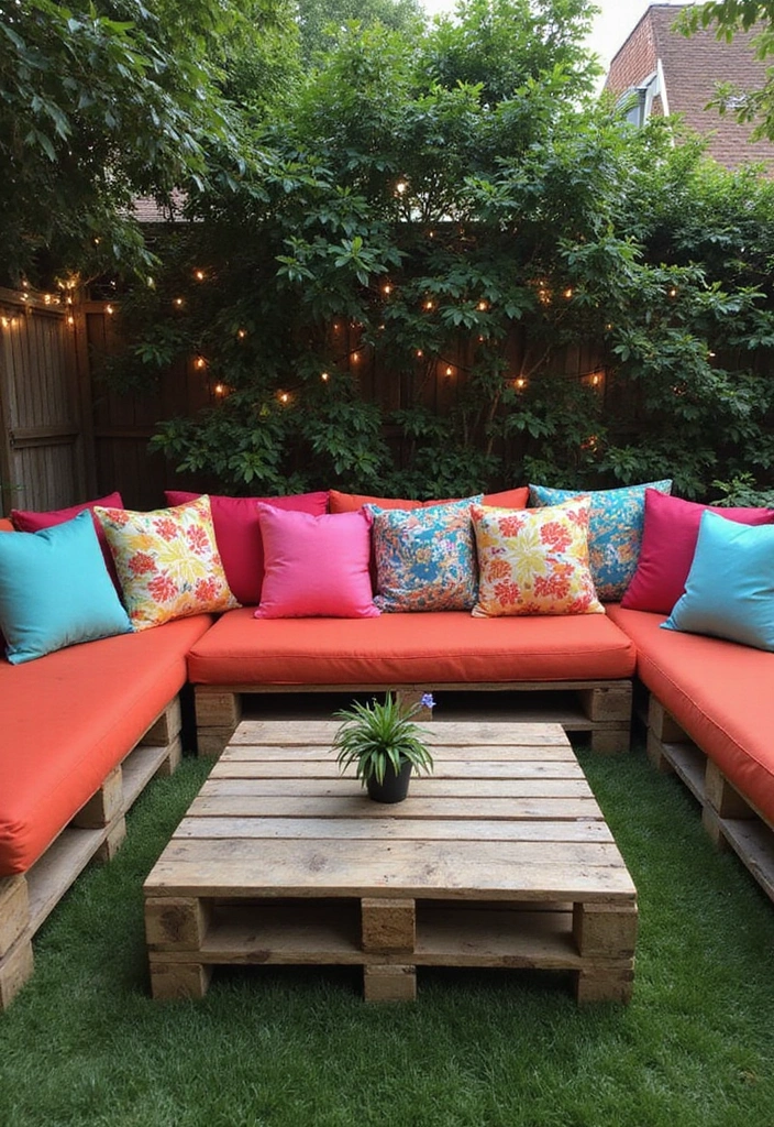 21 Eco-Friendly Patio Furniture Ideas for Your Outdoor Living Space - 3. Upcycled Pallet Furniture