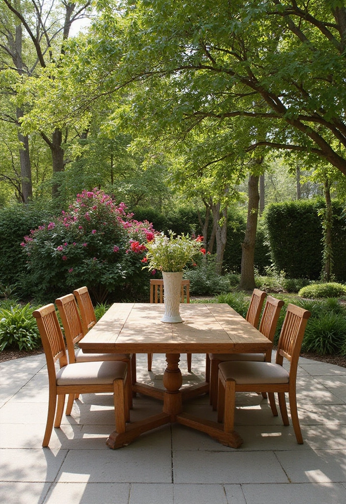 21 Eco-Friendly Patio Furniture Ideas for Your Outdoor Living Space - 4. Teak Treasures