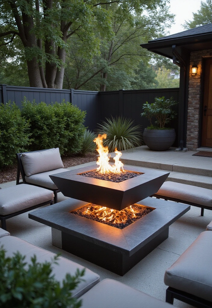 21 Fire Pit Ideas for a Cozy Backyard Experience - 7. Elevated Fire Pit