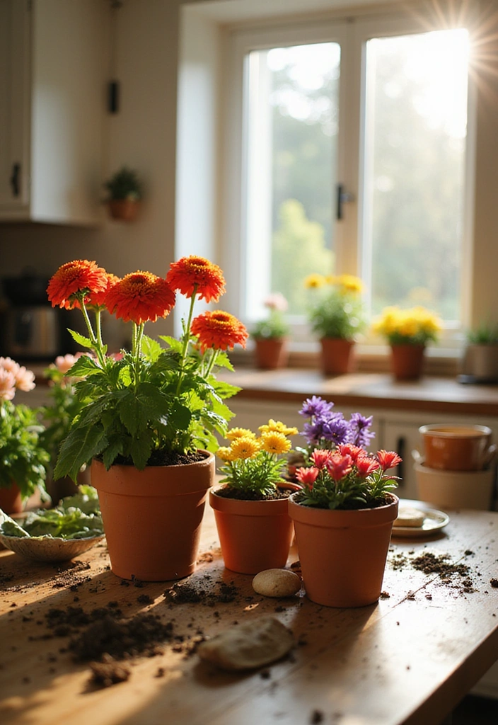 21 Flower Garden Ideas for Stunning Indoor Decor - 21. Indoor Flower Garden Kits: Easy Greenery