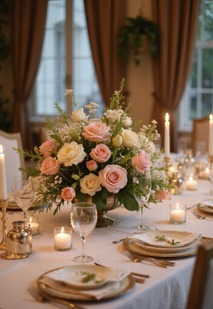 21 Flower Garden Ideas for Stunning Indoor Decor - 7. Floral Centerpieces: Dining in Style