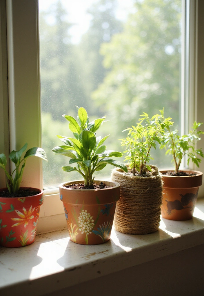 21 Flower Garden Ideas for Stunning Indoor Decor - 8. Flower Pot Decor: Personalize Your Space