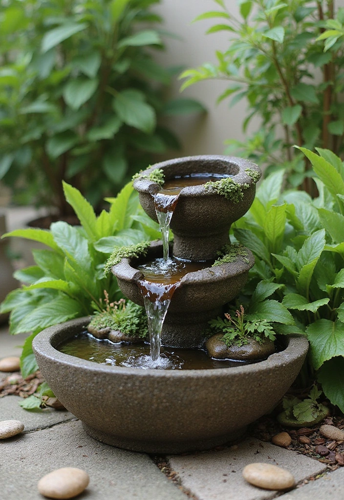 21 Patio Extension Ideas for Small Space Outdoor Living - 13. Mini Water Feature