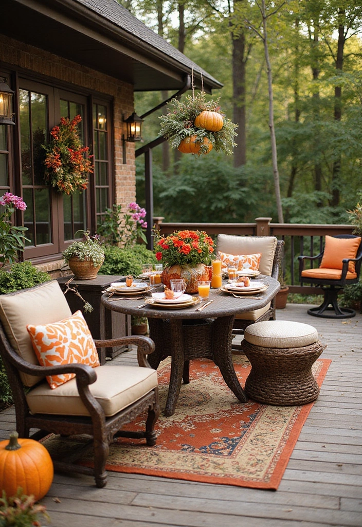 21 Patio Extension Ideas for Small Space Outdoor Living - 16. Seasonal Decor