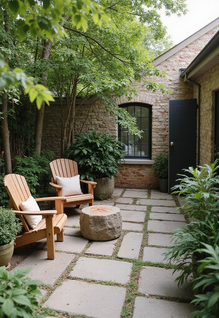 21 Small Outdoor Patio Ideas - 14. Nature-Inspired Decor
