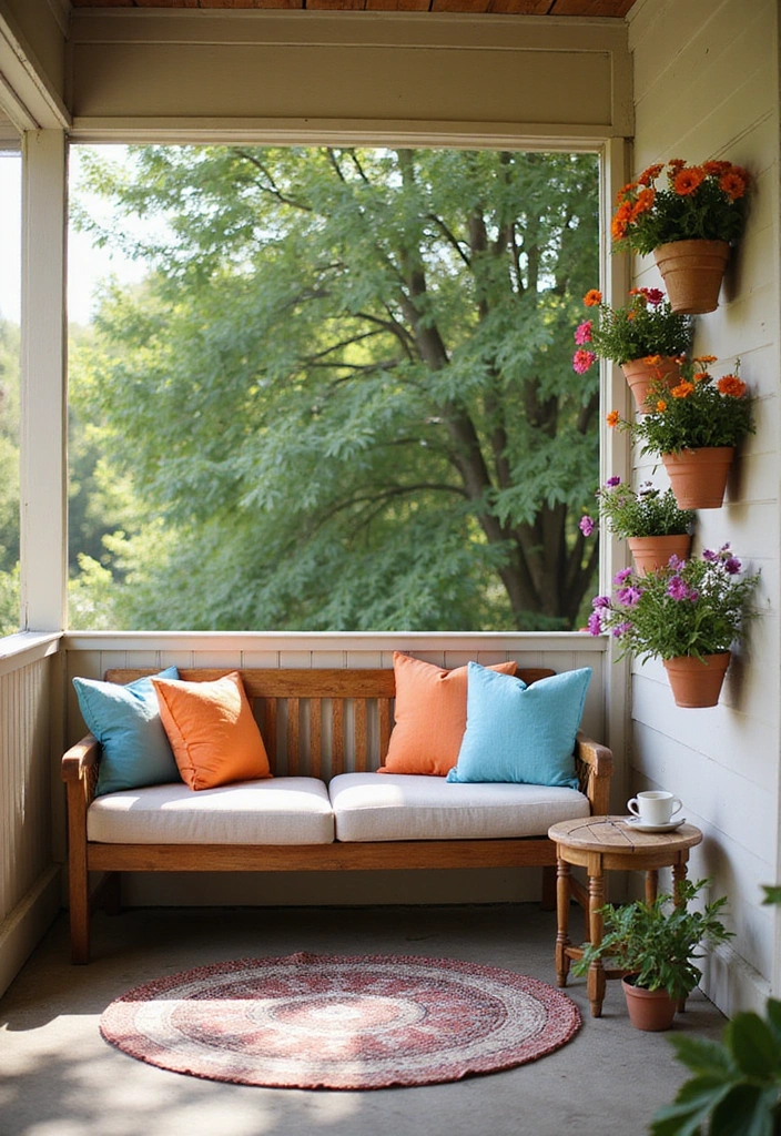 21 Small Porch Ideas for Urban Outdoor Living - 1. Cozy Corner Nook