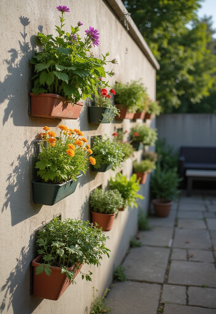 21 Tiny Patio Ideas for Cozy Outdoor Living - 1. Vertical Gardens: Greenery on the Wall