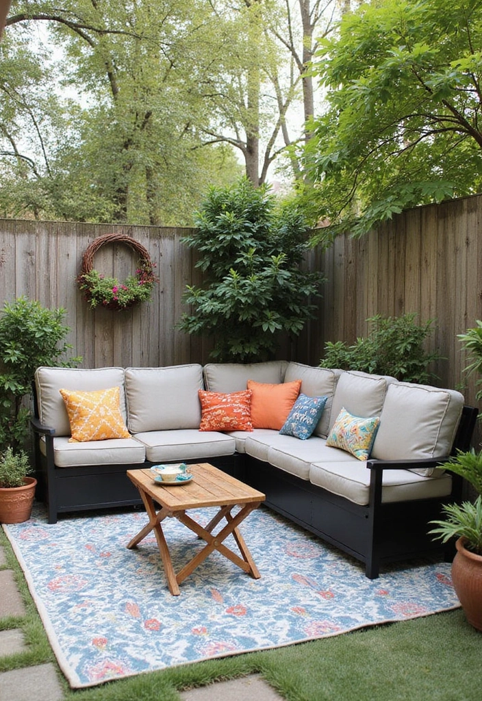 21 Tiny Patio Ideas for Cozy Outdoor Living - 3. Multi-Functional Furniture: Style Meets Utility