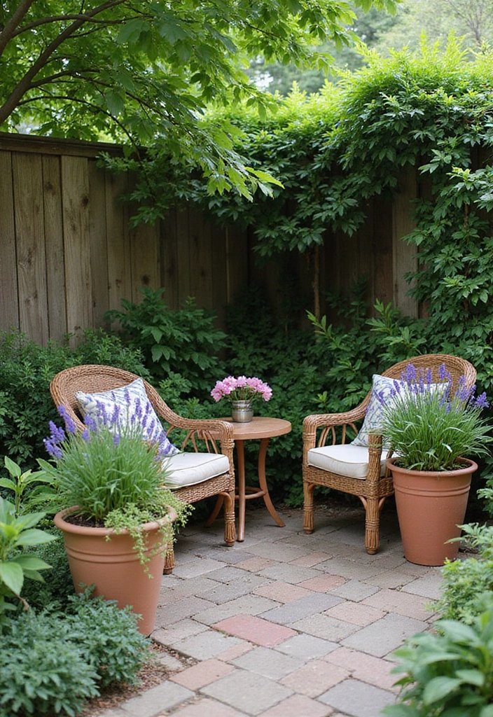 22 Big Pots for Plants Ideas Outdoor - 20. Cozy Corner Planters