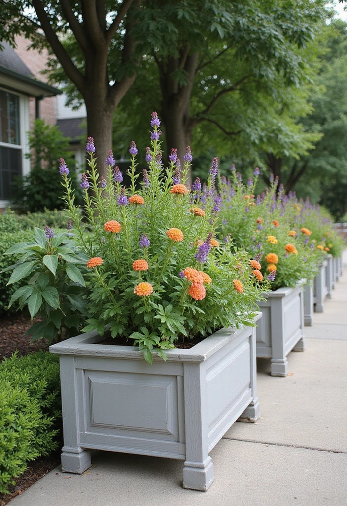 22 Big Pots for Plants Ideas Outdoor - 9. Classic Box Planters