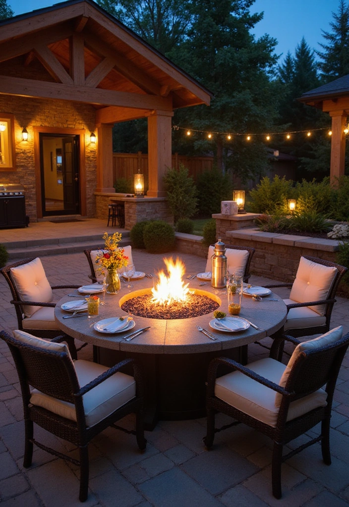 22 Boma Ideas Fire Pits for Outdoor Living - 4. Fire Pit Table