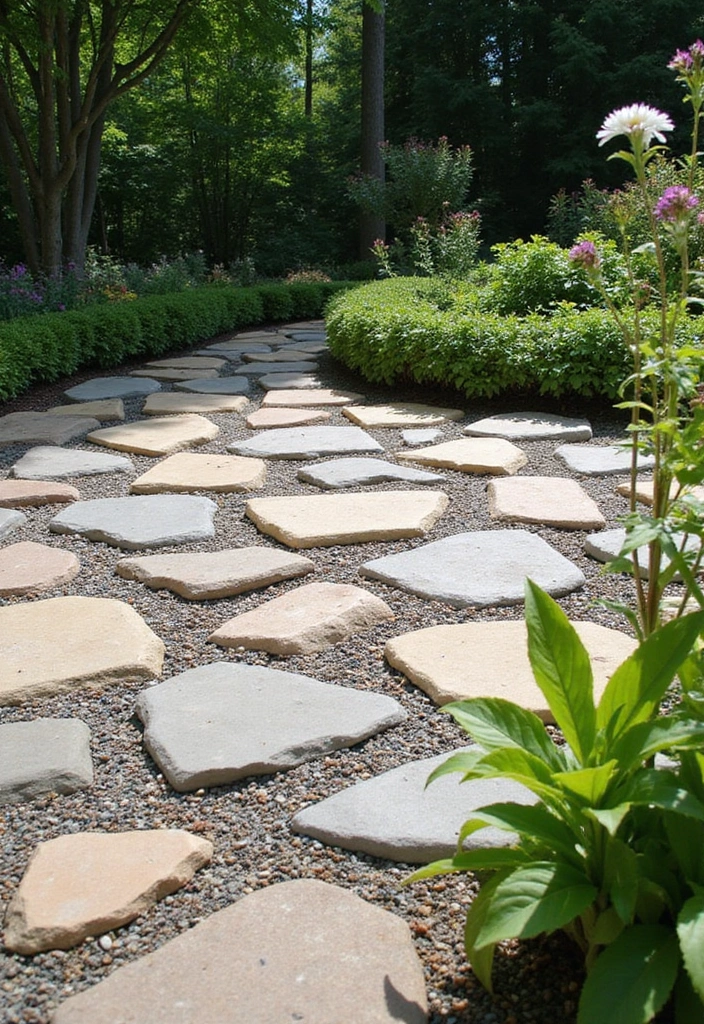 22 Eco-Friendly Paver Patio Ideas for Sustainable Outdoor Living - 1. Natural Stone Elegance