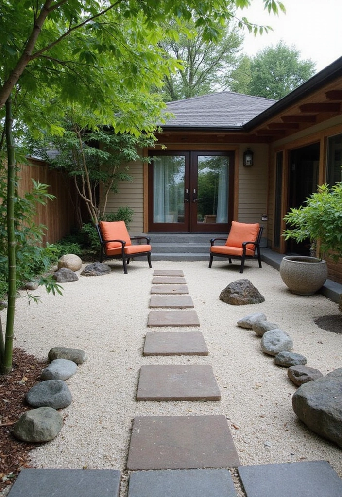 22 Eco-Friendly Paver Patio Ideas for Sustainable Outdoor Living - 13. Zen Garden Patios