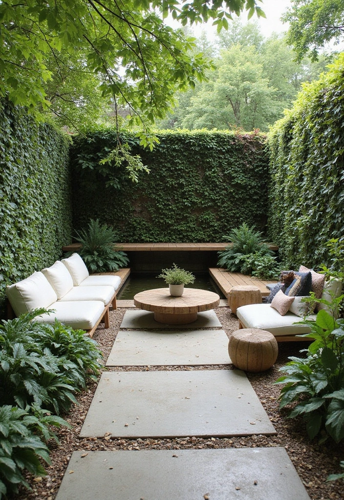 22 Eco-Friendly Paver Patio Ideas for Sustainable Outdoor Living - 8. Biophilic Design Patios