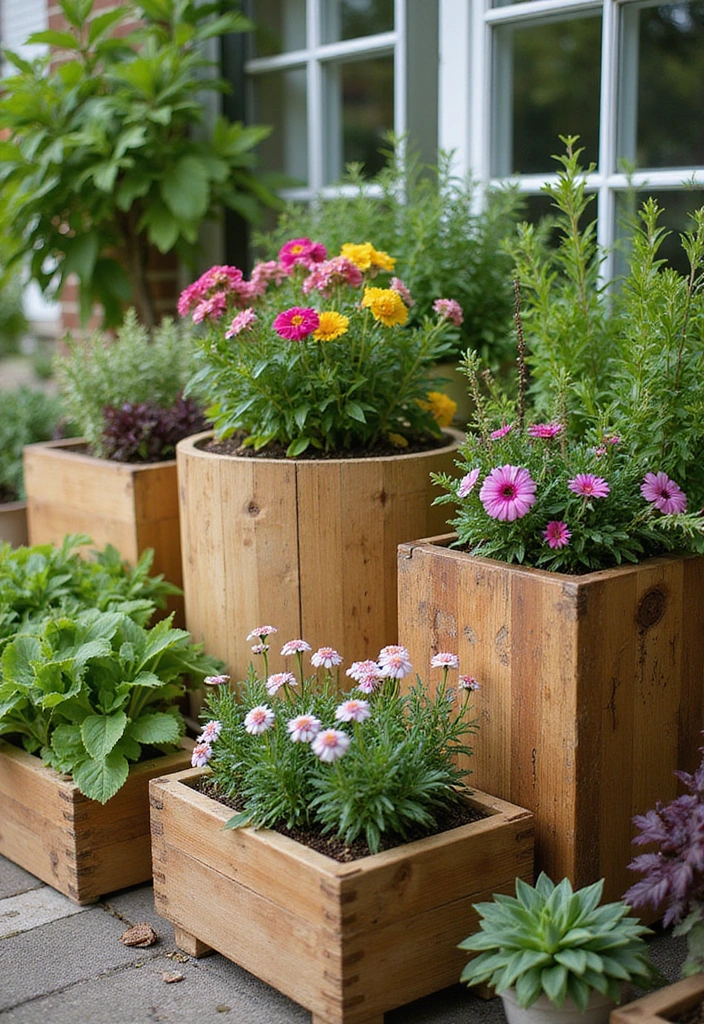 22 Outdoor Living Ideas for a Sustainable Home Decor - 9. Sustainable Planters