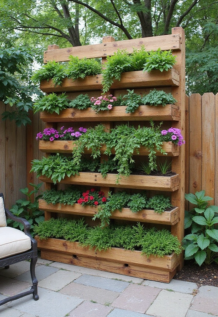 23 Backyard Patio Ideas for Sustainable Outdoor Living - 2. Vertical Gardens