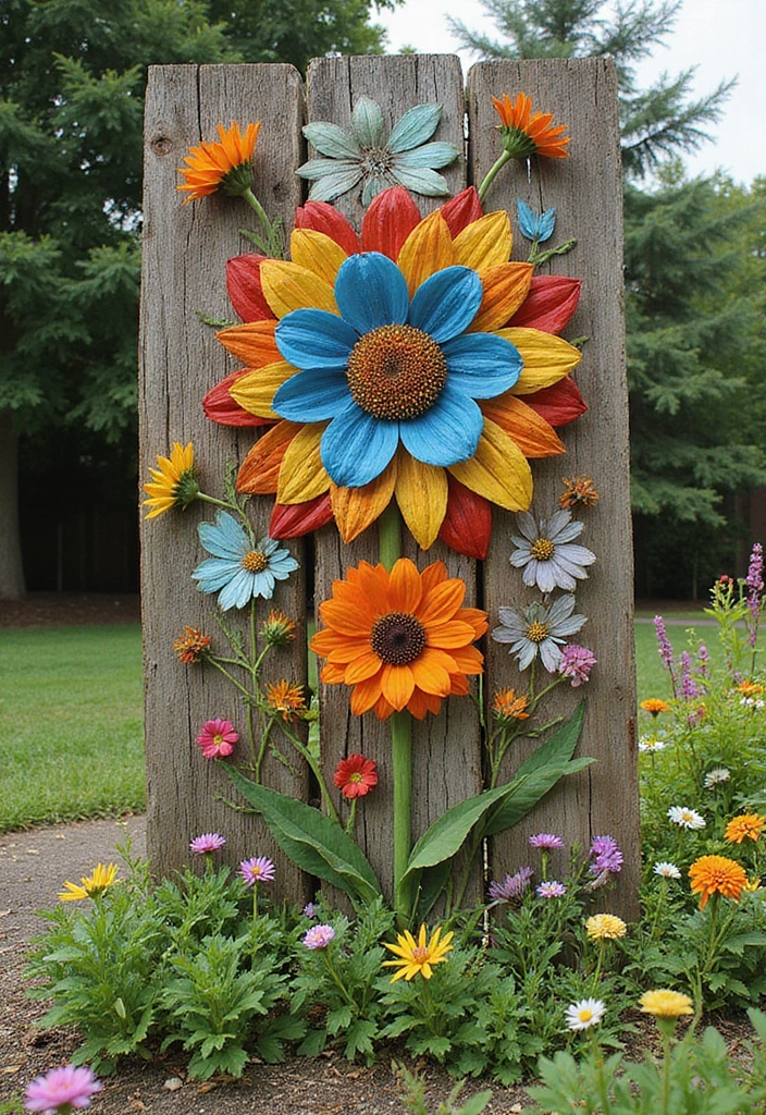 23 Backyard Patio Ideas for Sustainable Outdoor Living - 20. Outdoor Art Installations