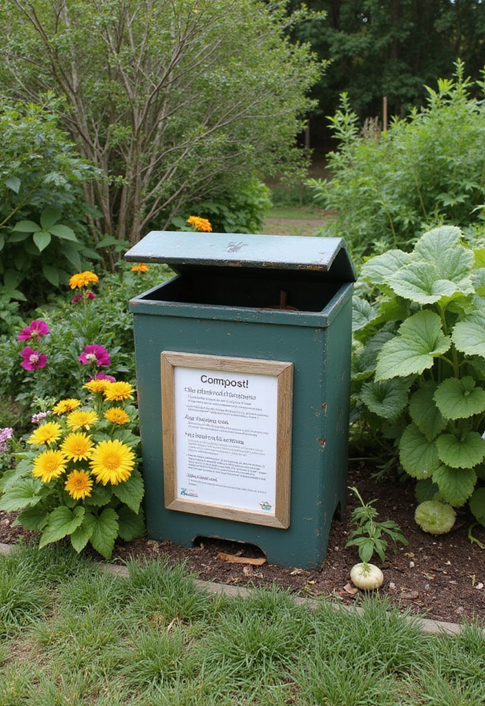23 Backyard Patio Ideas for Sustainable Outdoor Living - 5. Composting Bins