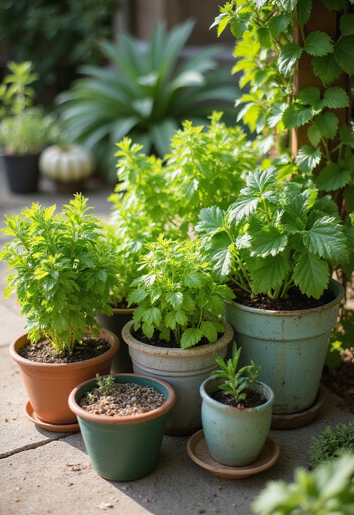 23 Backyard Patio Ideas for Sustainable Outdoor Living - 9. Herb Gardens