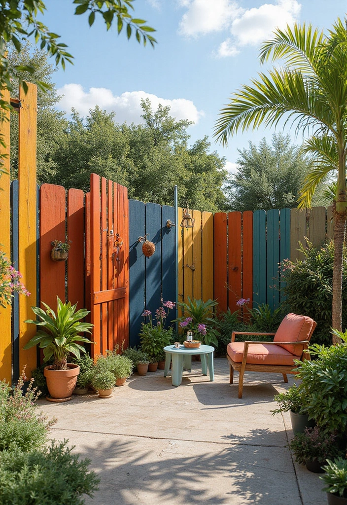 23 Backyard Privacy Ideas From Neighbors - 17. Customizable Modular Fencing