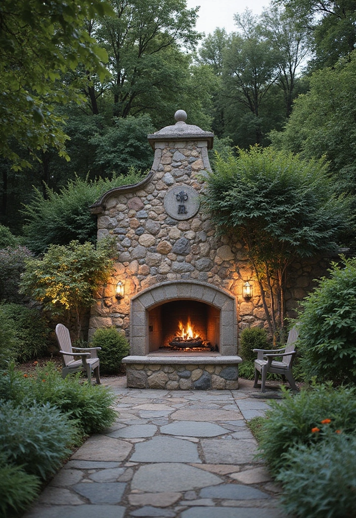 23 Backyard Privacy Ideas From Neighbors - 18. Artistic Stone Walls
