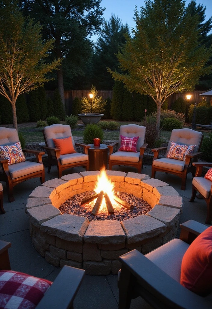 23 Cheap Backyard Ideas for Affordable Outdoor Living - 1. Cozy DIY Fire Pit