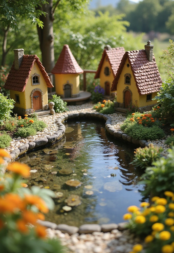 23 Enchanting Fairy Garden Ideas for Your Home Decor - 1. Magical Miniature Village