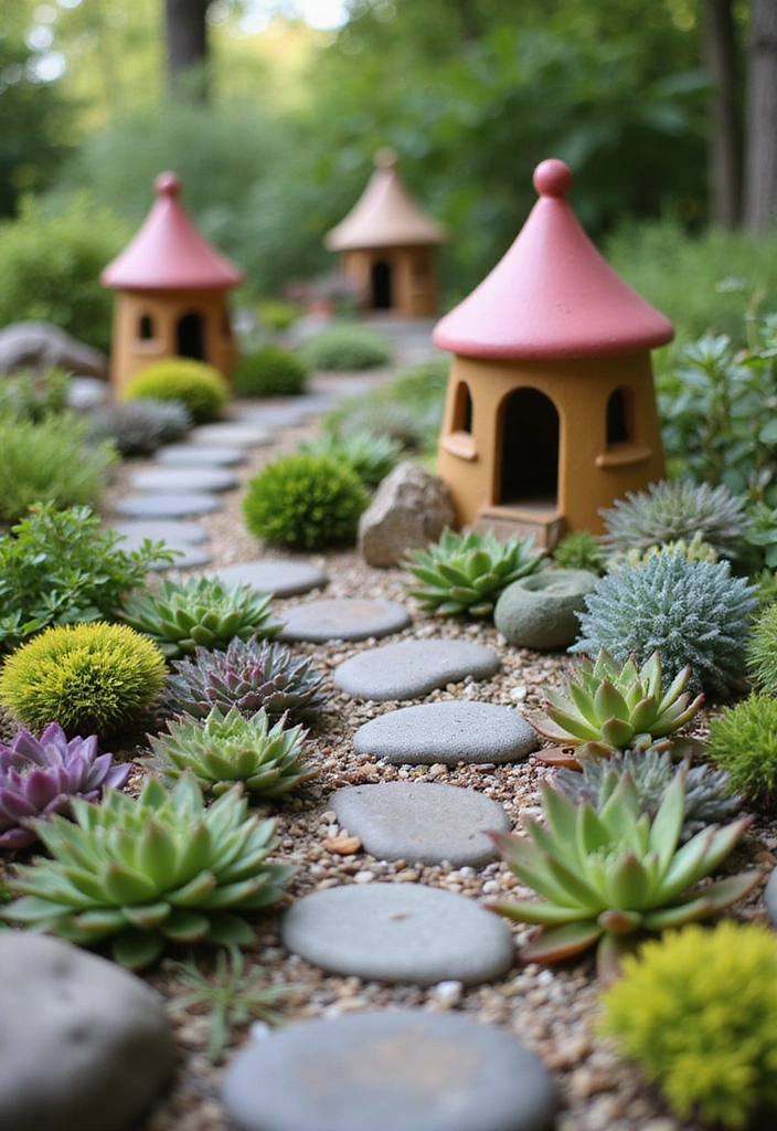 23 Enchanting Fairy Garden Ideas for Your Home Decor - 10. Fairy Garden with Succulents