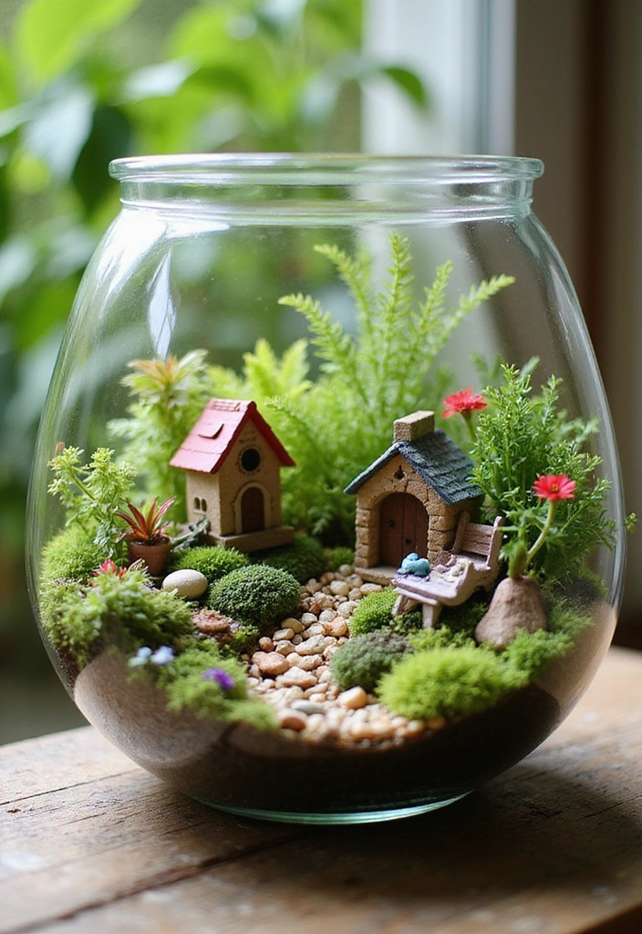 23 Enchanting Fairy Garden Ideas for Your Home Decor - 14. Fairy Garden Terrarium