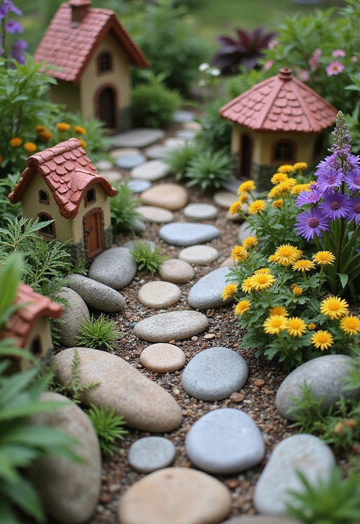 23 Enchanting Fairy Garden Ideas for Your Home Decor - 16. Fairy Garden with Stones