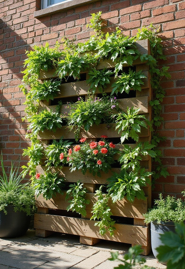 23 Garden Ideas for Sustainable Outdoor Living - 1. Vertical Gardens: Space-Saving Greenery