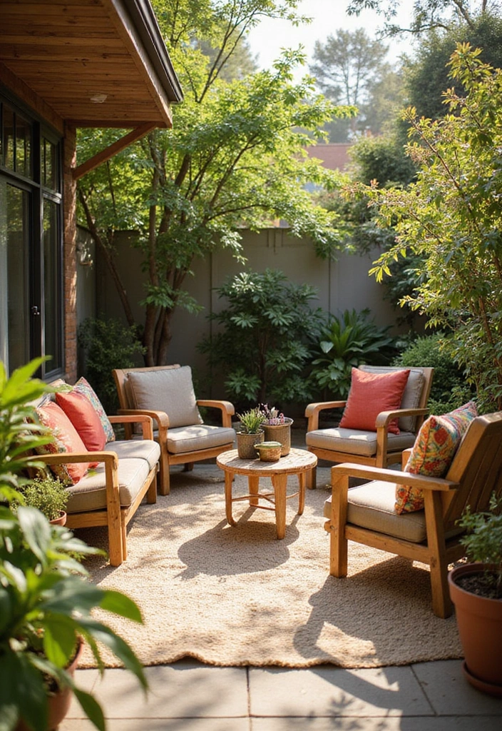 23 Garden Ideas for Sustainable Outdoor Living - 2. Eco-Friendly Outdoor Furniture