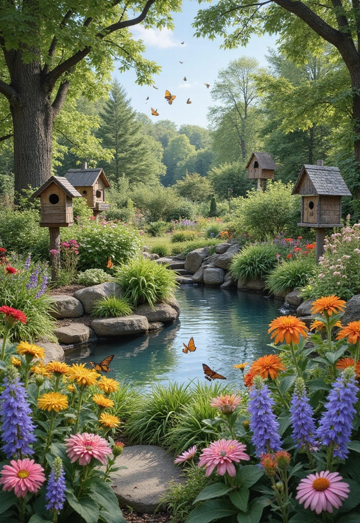 23 Garden Ideas for Sustainable Outdoor Living - 6. Wildlife-Friendly Gardens: Nature’s Haven