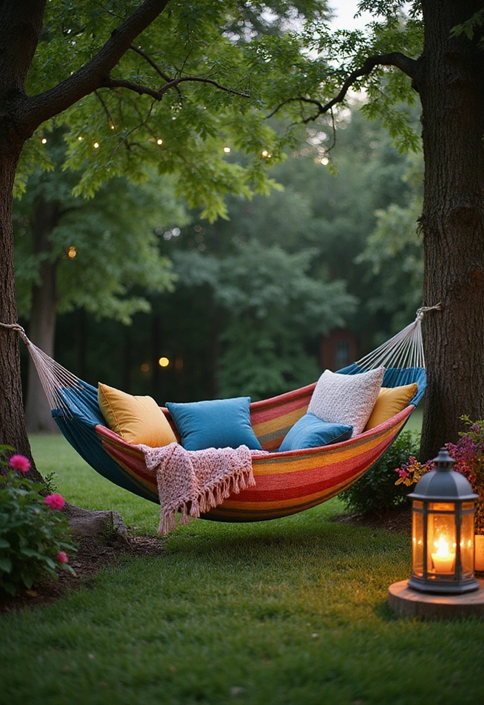 23 Hammock Ideas for Your Backyard Retreat - 1. Cozy Corner Hammock