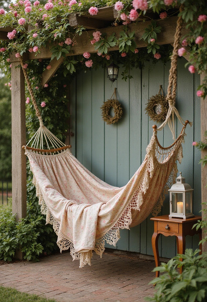 23 Hammock Ideas for Your Backyard Retreat - 10. Vintage-inspired Hammock