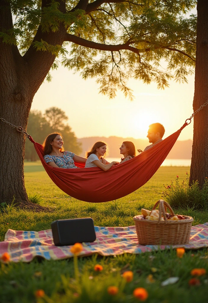 23 Hammock Ideas for Your Backyard Retreat - 2. Family Fun Hammock