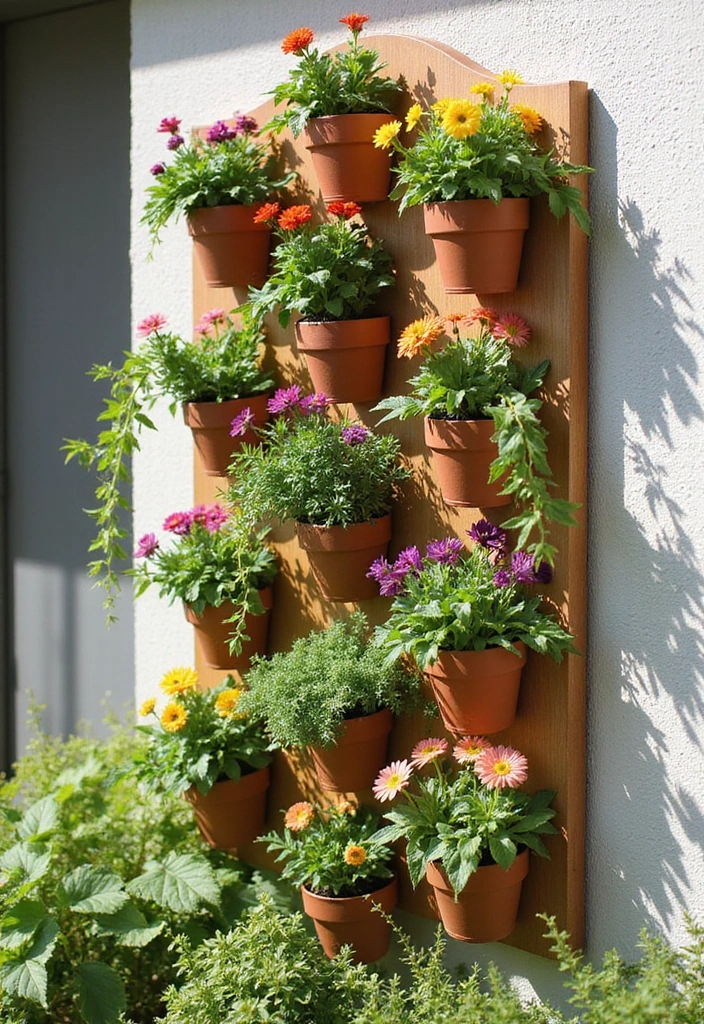 23 Hanging Plants Indoor Ideas for Outdoor Living Spaces - 21. Vertical Plant Hangers