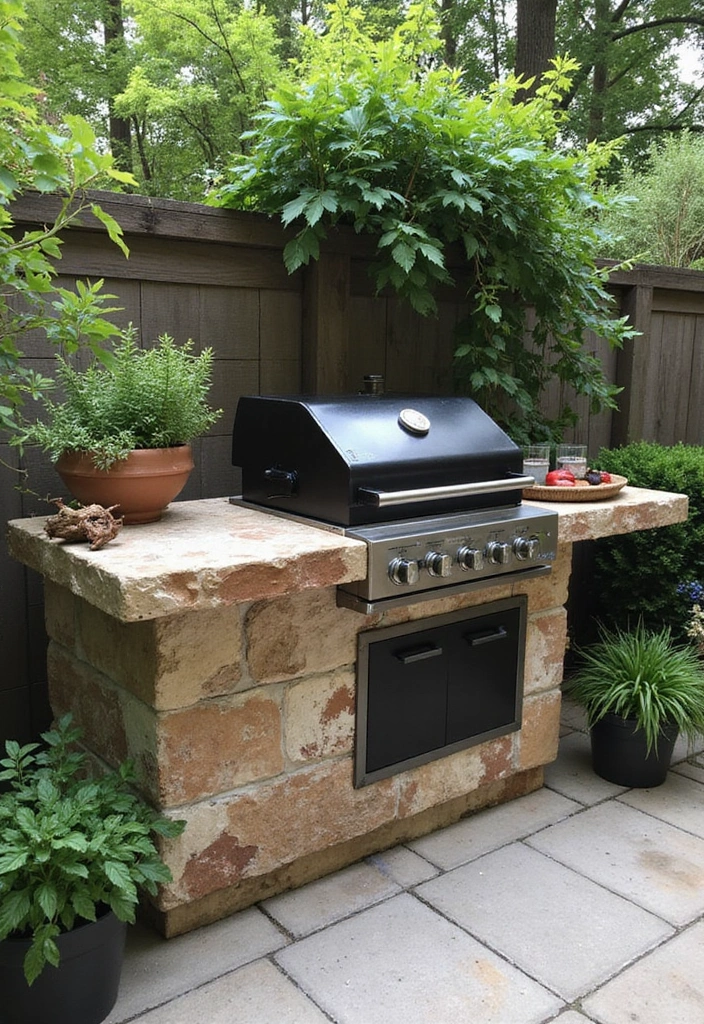 23 Outdoor Patio Ideas: Sustainable Solutions for Your Outdoor Living Space - 13. Sustainable BBQ Stations