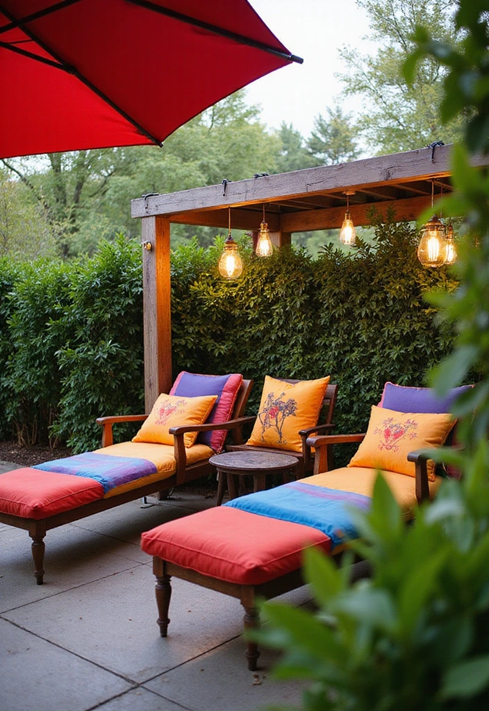 23 RV Yard Ideas for Outdoor Living - 1. Cozy Outdoor Seating Area