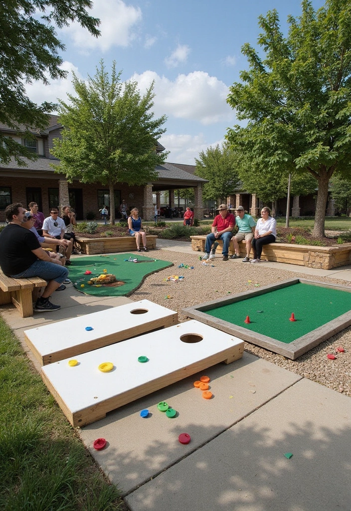23 RV Yard Ideas for Outdoor Living - 10. Outdoor Games