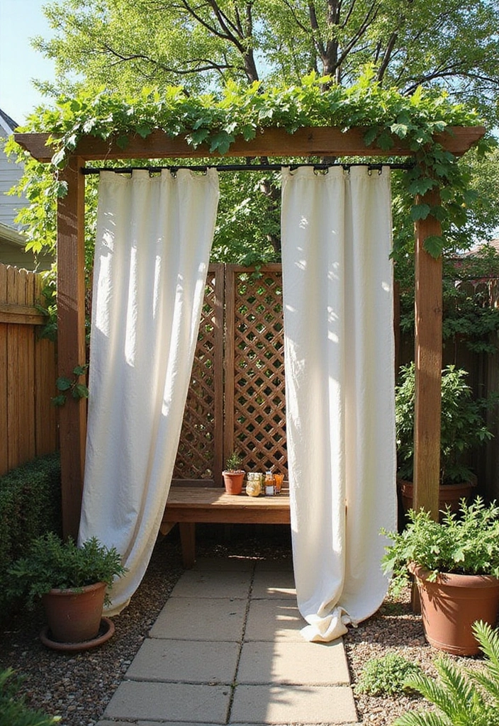 23 RV Yard Ideas for Outdoor Living - 14. Stylish Privacy Screens